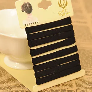 3 piece/lot Mixed Color High Elastic Seamless Durable Hair-Friendly Hair Band Rubber Bands for Hair Accessories Headwear