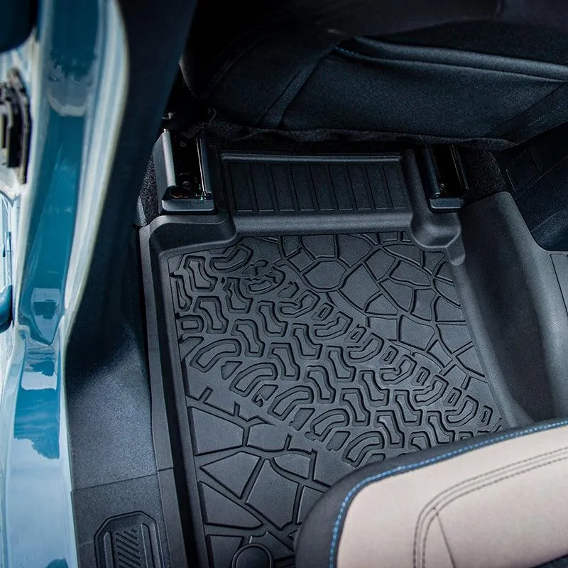 3W Ford Bronco 4-Door 2021-2024 Floor Mats / Trunk Mat TPE Material & All-Weather Protection