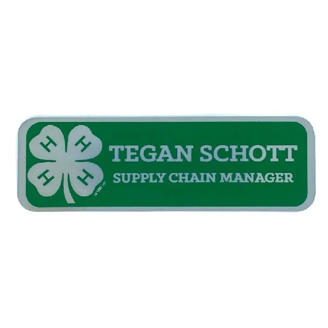 4-H Name Tag