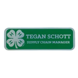 4-H Name Tag