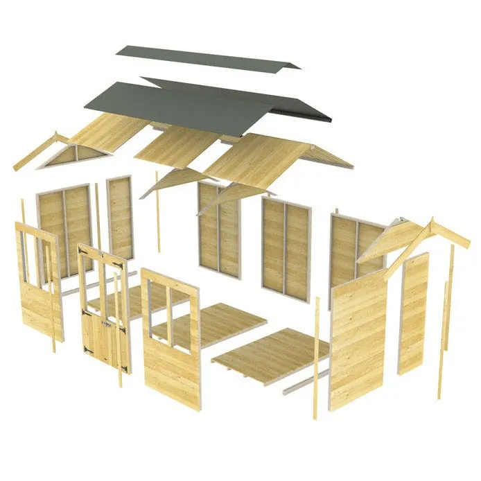 6ft x 20ft Apex Summer House