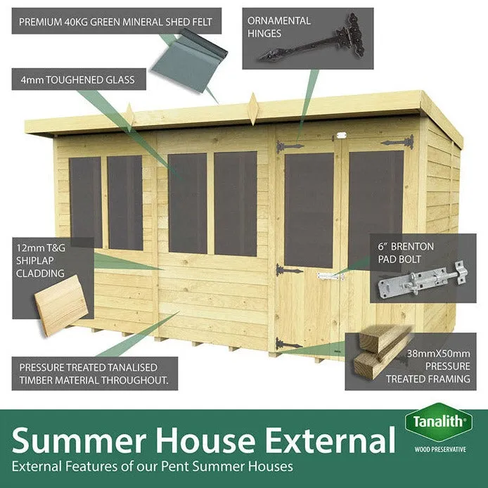 6ft x 20ft Apex Summer House