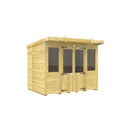 6ft x 8ft Pent Summer House
