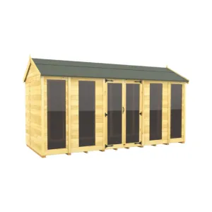 8ft x 14ft Apex Summer House (Full Height Window)