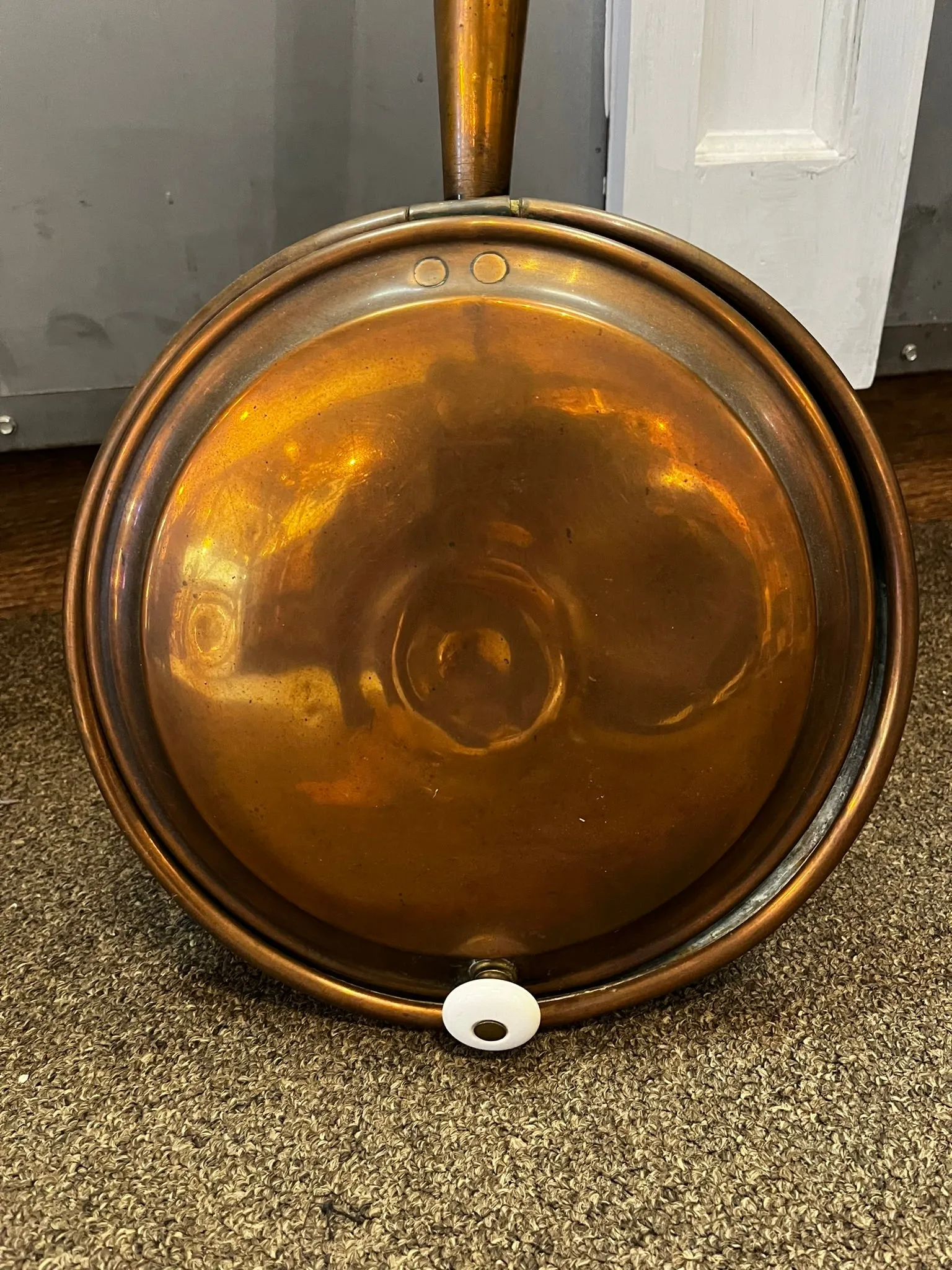 Antique Copper Bed Warmer