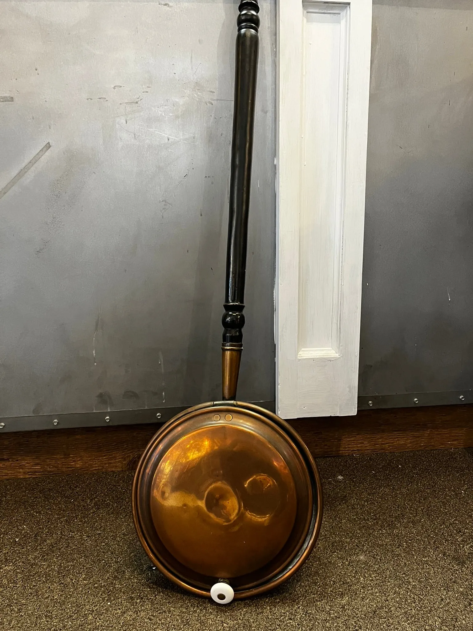 Antique Copper Bed Warmer