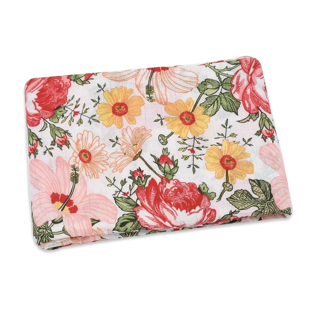 Baby Cotton Muslin Sleep Sack Wrap Swaddle Blanket Stroller Cover