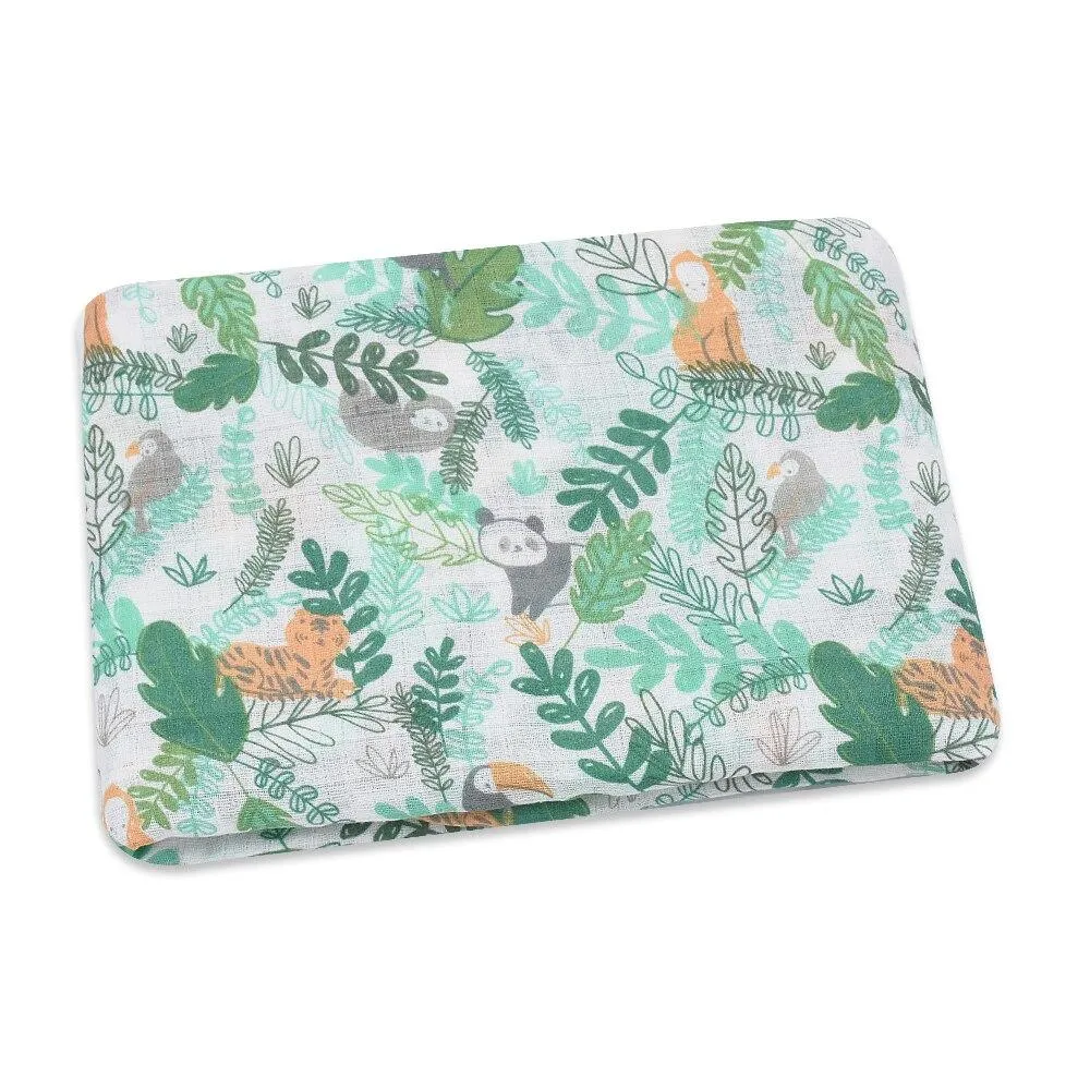 Baby Cotton Muslin Sleep Sack Wrap Swaddle Blanket Stroller Cover