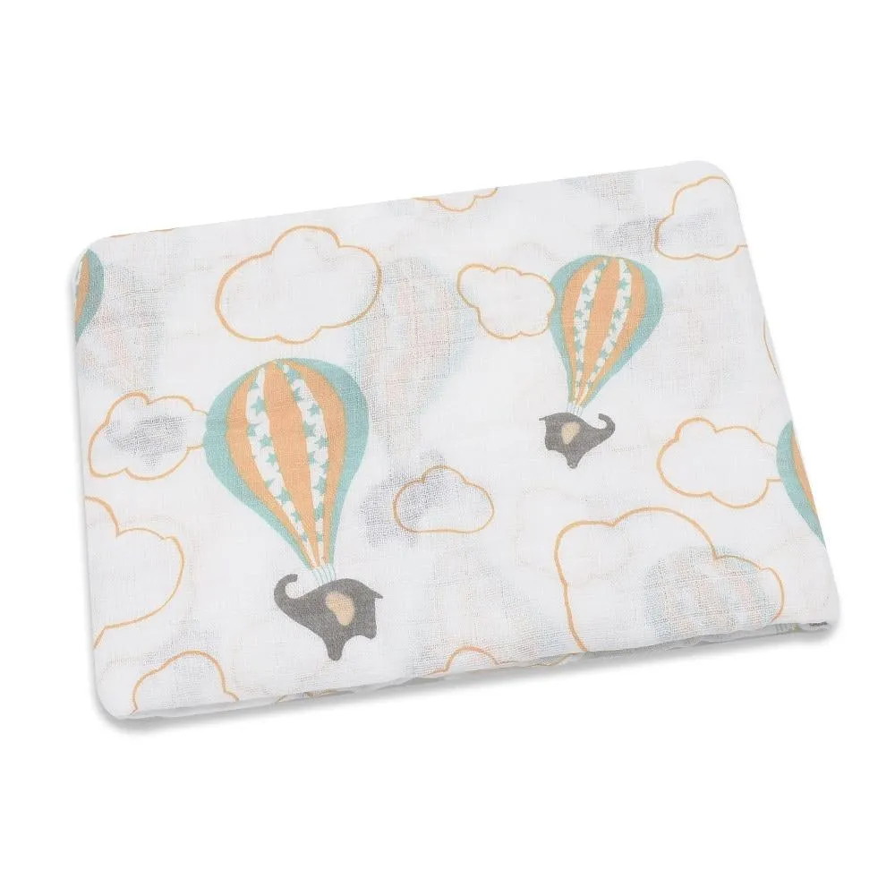 Baby Cotton Muslin Sleep Sack Wrap Swaddle Blanket Stroller Cover