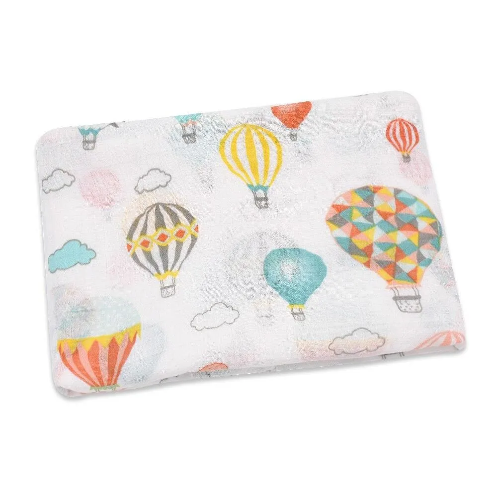 Baby Cotton Muslin Sleep Sack Wrap Swaddle Blanket Stroller Cover