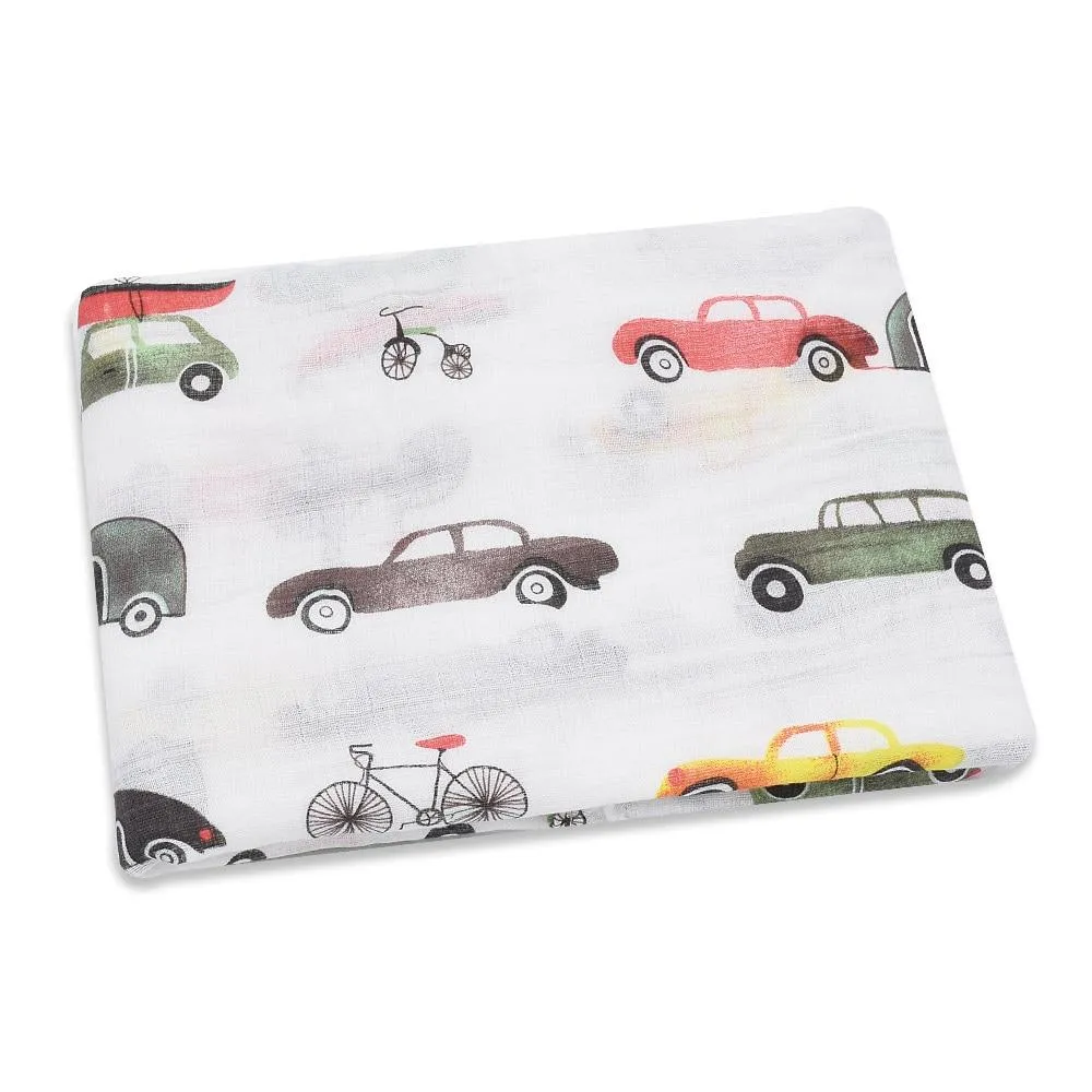 Baby Cotton Muslin Sleep Sack Wrap Swaddle Blanket Stroller Cover