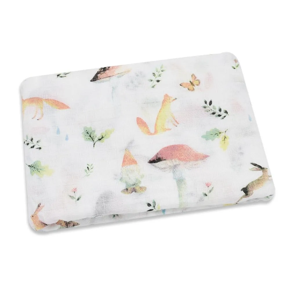 Baby Cotton Muslin Sleep Sack Wrap Swaddle Blanket Stroller Cover