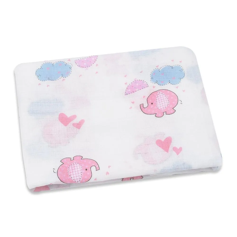 Baby Cotton Muslin Sleep Sack Wrap Swaddle Blanket Stroller Cover