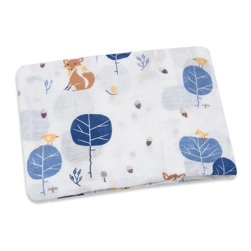 Baby Cotton Muslin Sleep Sack Wrap Swaddle Blanket Stroller Cover