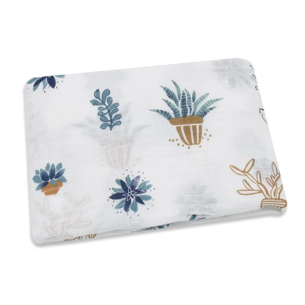 Baby Cotton Muslin Sleep Sack Wrap Swaddle Blanket Stroller Cover