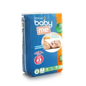 baby me Aloe Vera Midi Number 3 Baby Nappies 4-9 kg 50 pcs