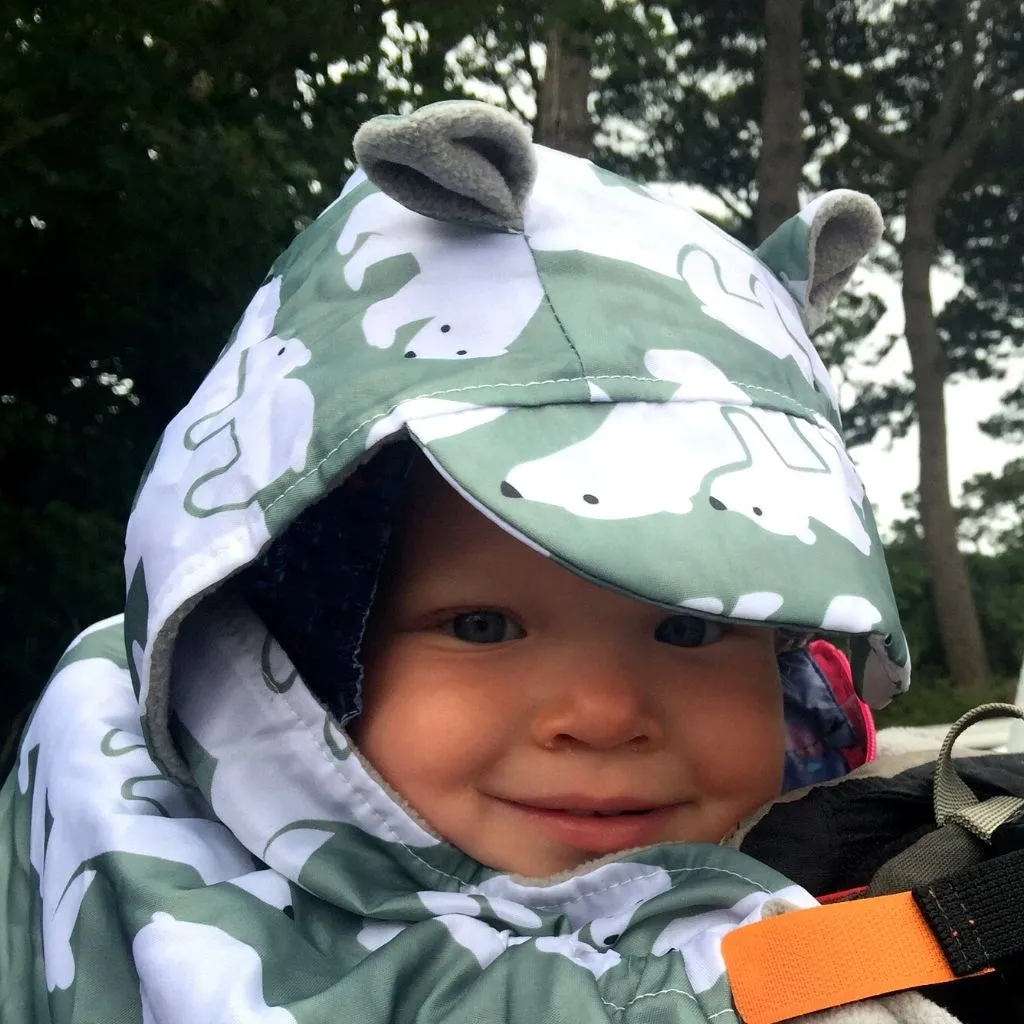 BabyWearing Fleece-lined Cover - POLAR BEARS