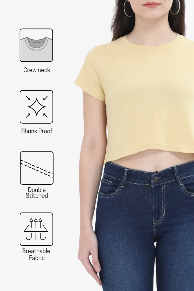 Beige Crop Tops for women