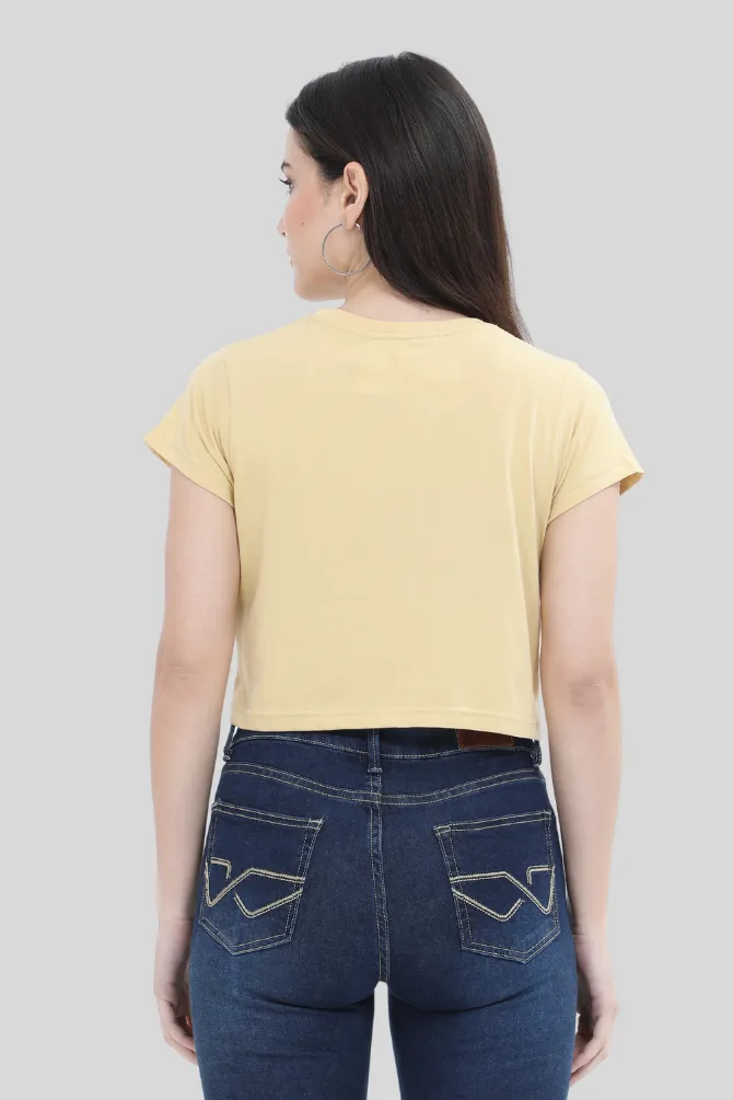 Beige Crop Tops for women