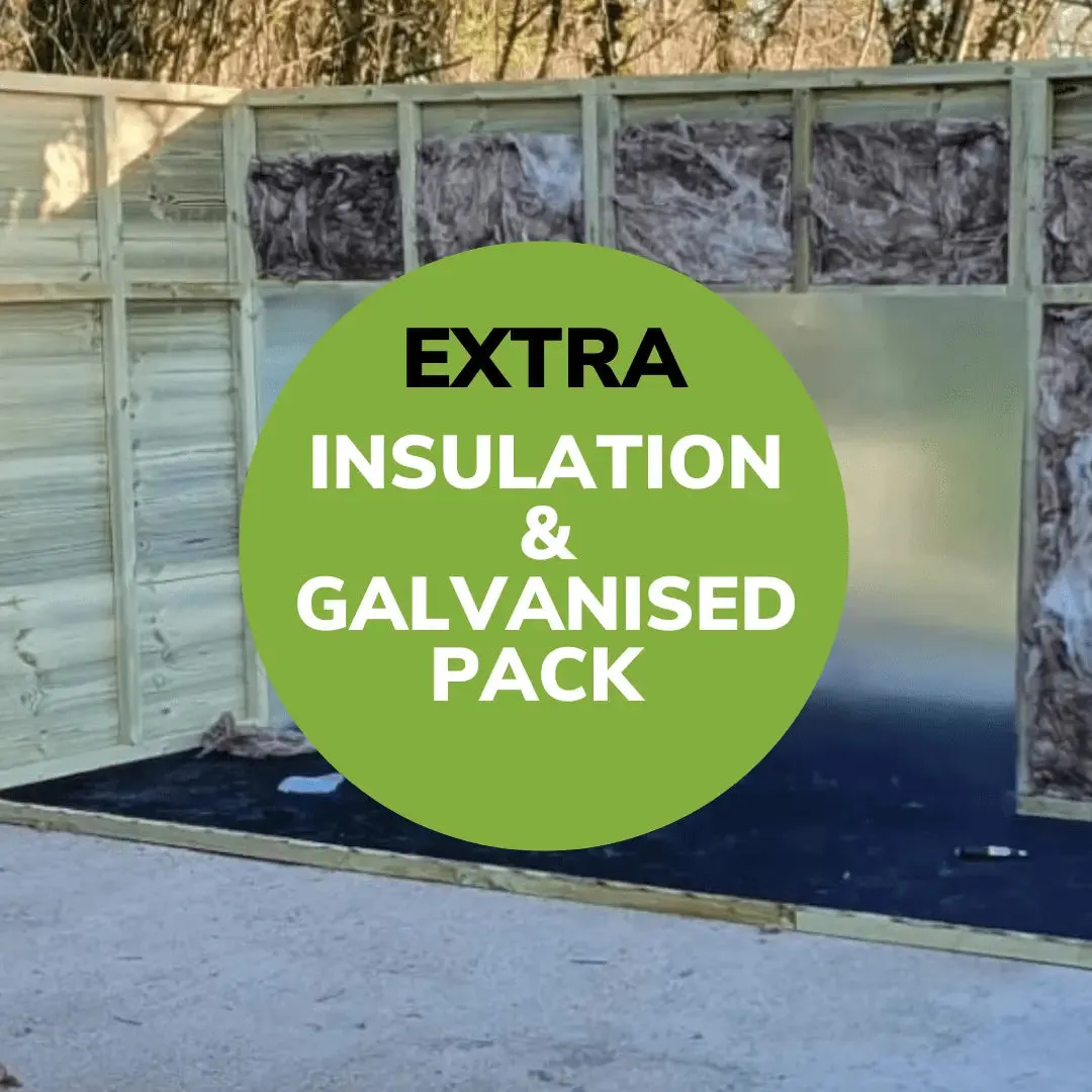 Benchmark Dog Kennel with Apex Roof - Duo 10 x 8ft, Classic Wood Range