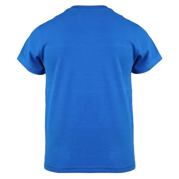 BOYS SHORT-SLEEVE BLOCK TSHIRT - BLUE