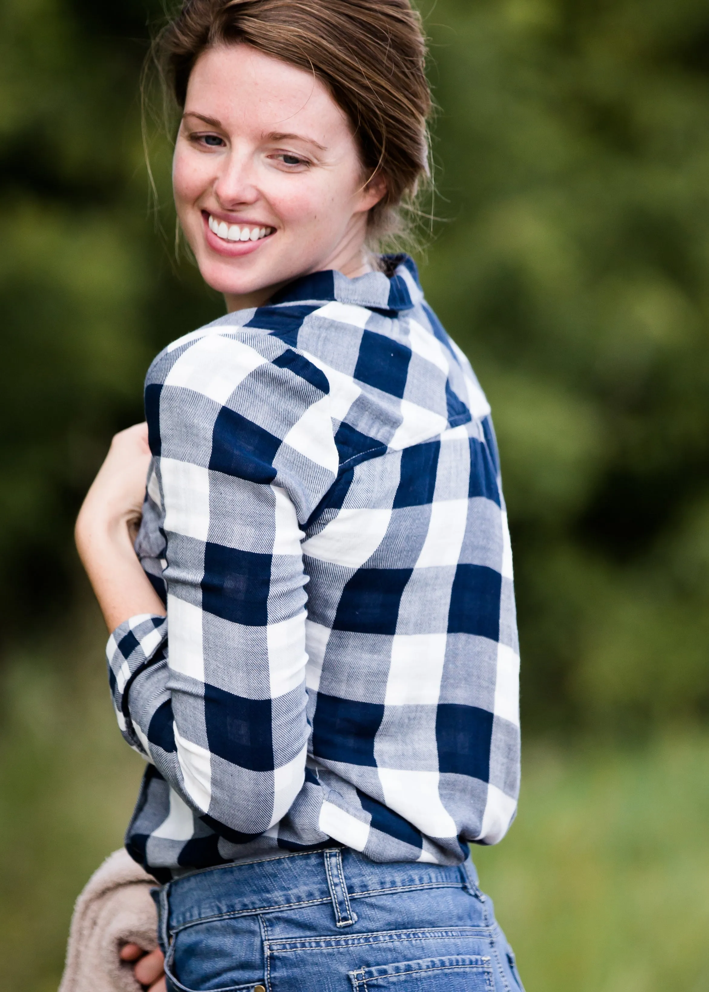 Buffalo Plaid Flannel Shirt