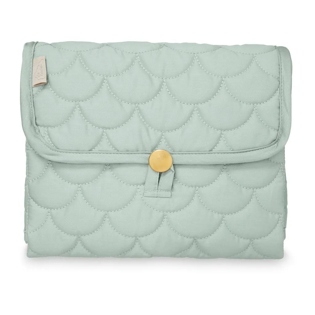Cam Cam Quilted Changing Mat in Misty Green
