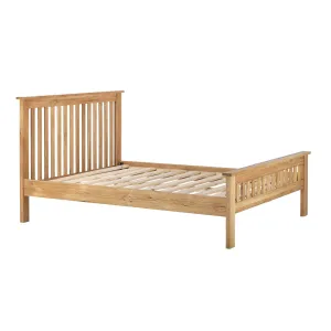 Charlestown Oak 4ft 6in Double Bed Frame