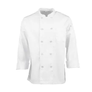 Chef Works Unisex Le Mans Chefs Jacket White S - A371-S