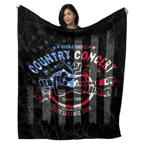 Country Concert '24 50" x 60" Plush Minky Blanket