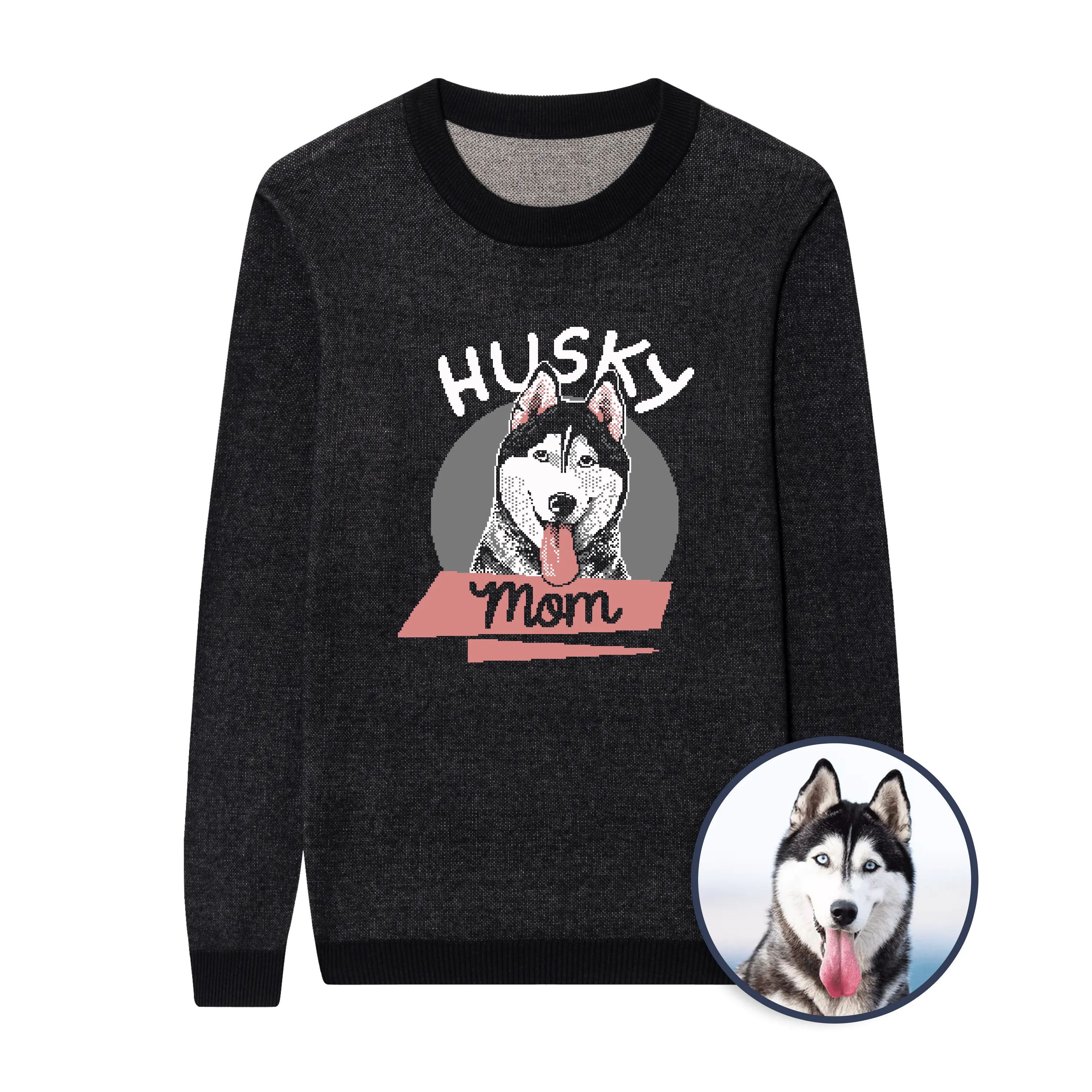 Custom Pet Breed Mom Sweater