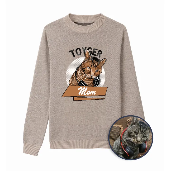 Custom Pet Breed Mom Sweater