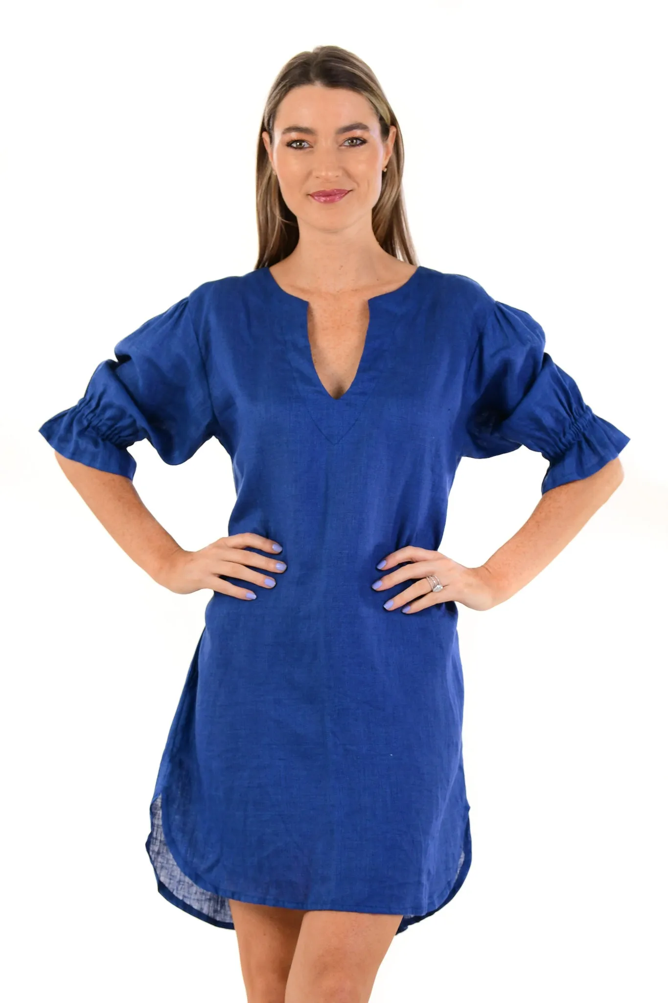Deborah Dress / Indigo
