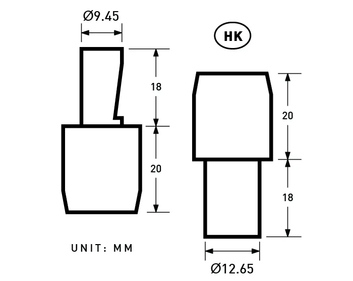 DOT | 15mm Durable Military Snap Fasteners | DDPS-CV15