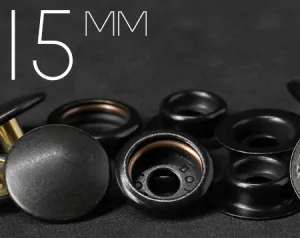 DOT | 15mm Durable Military Snap Fasteners | DDPS-CV15