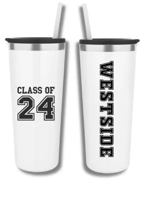 Double Wall Insulation Graduation Tumblers Class of 2024