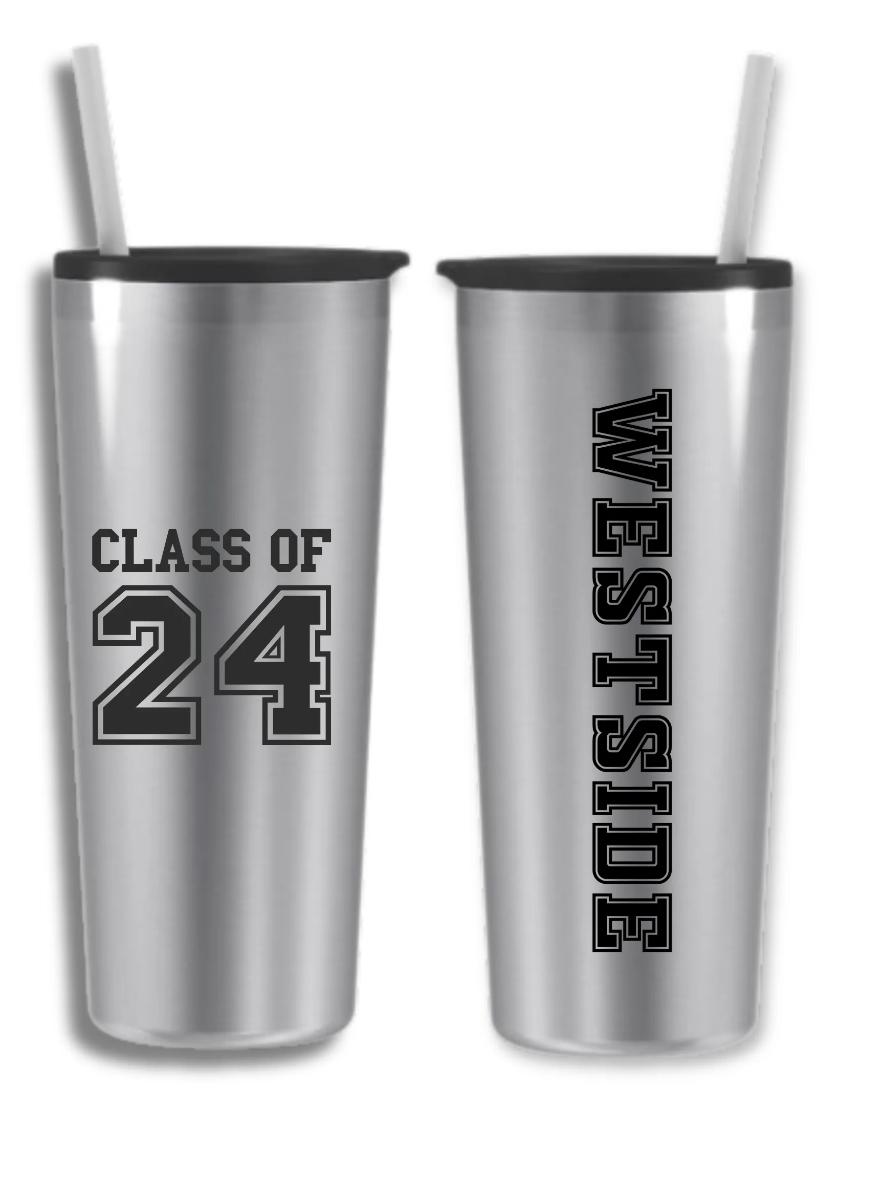 Double Wall Insulation Graduation Tumblers Class of 2024