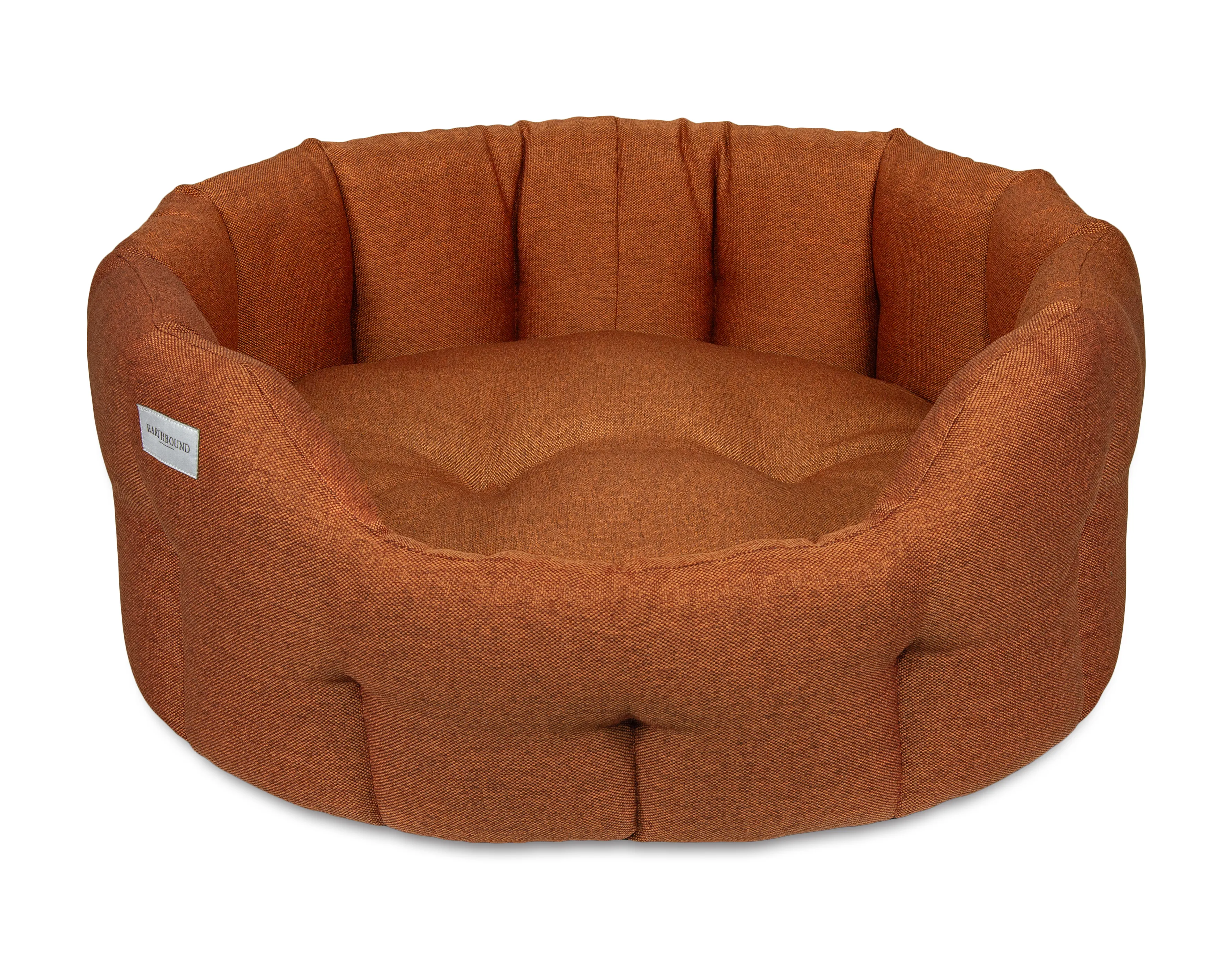 Earthbound Camden Burnt Orange Dog Bed