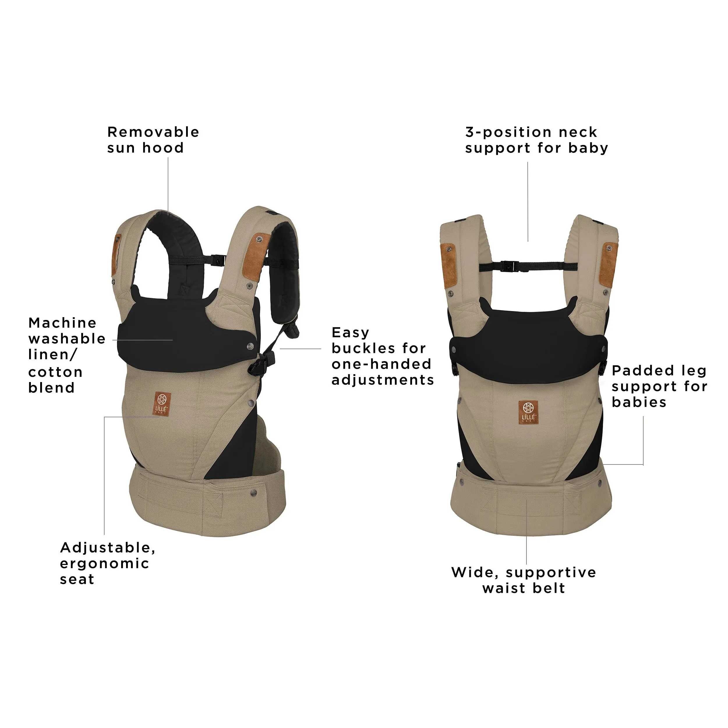Elevate 6-in-1 Baby Carrier - Warm Sand