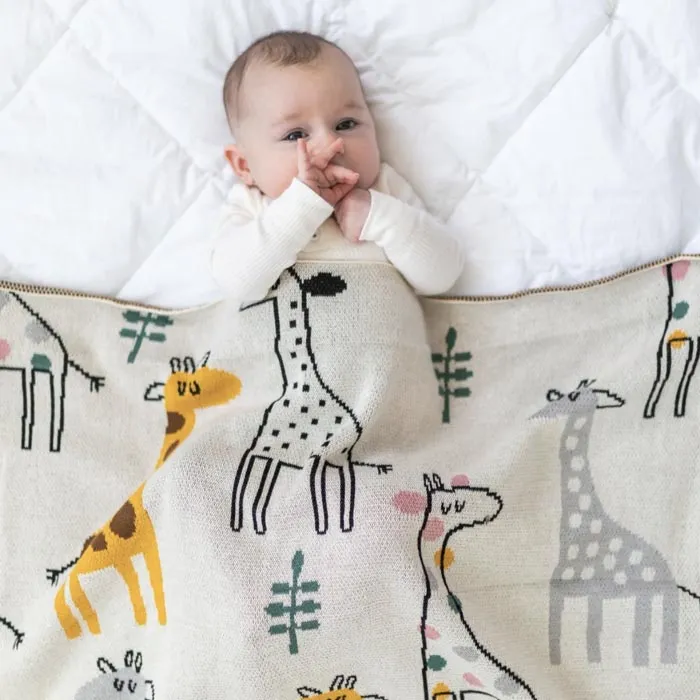 Georgie Giraffe Baby Blanket