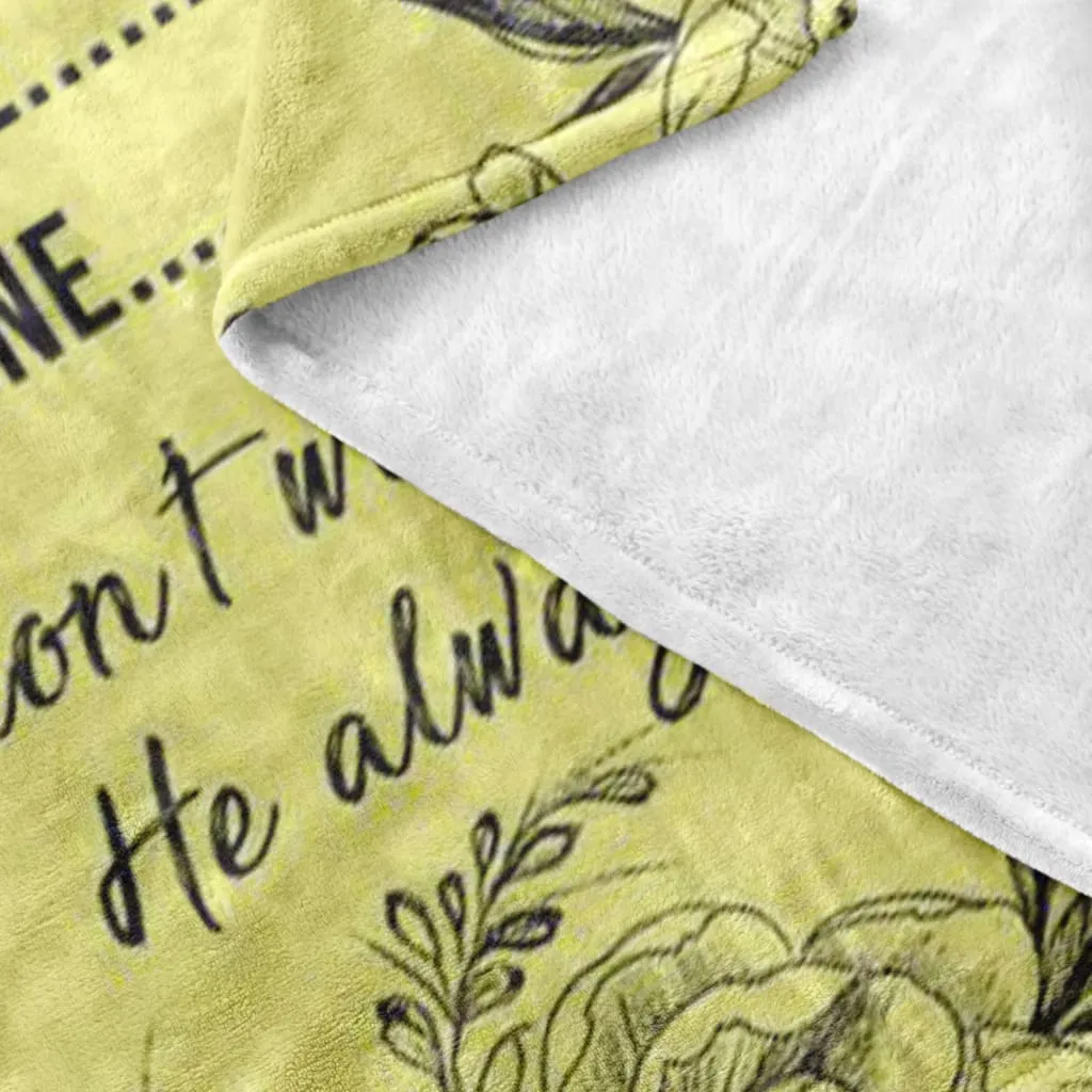 Holy Hotlines Fleece Blanket - Christian Blanket - Bible Verse Blanket
