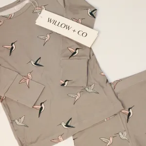 Hummingbirds - Long Sleeve Set