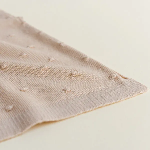 Hvid Blanket Bonnie - Oat