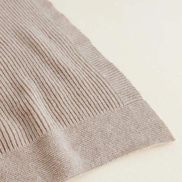 Hvid Blanket Gaston - Beige
