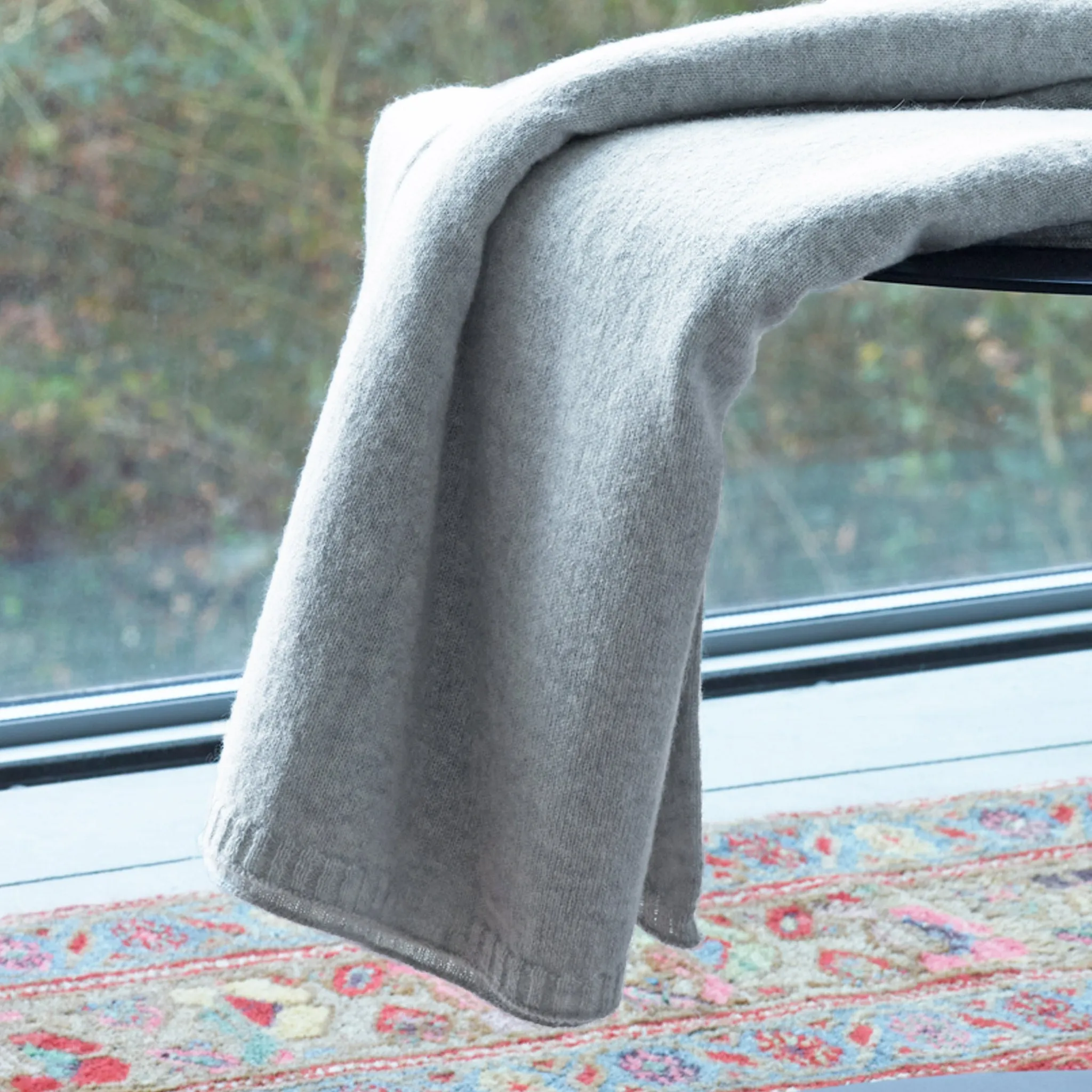 Knitted Cashmere Throw | Amalia Home Lúcia