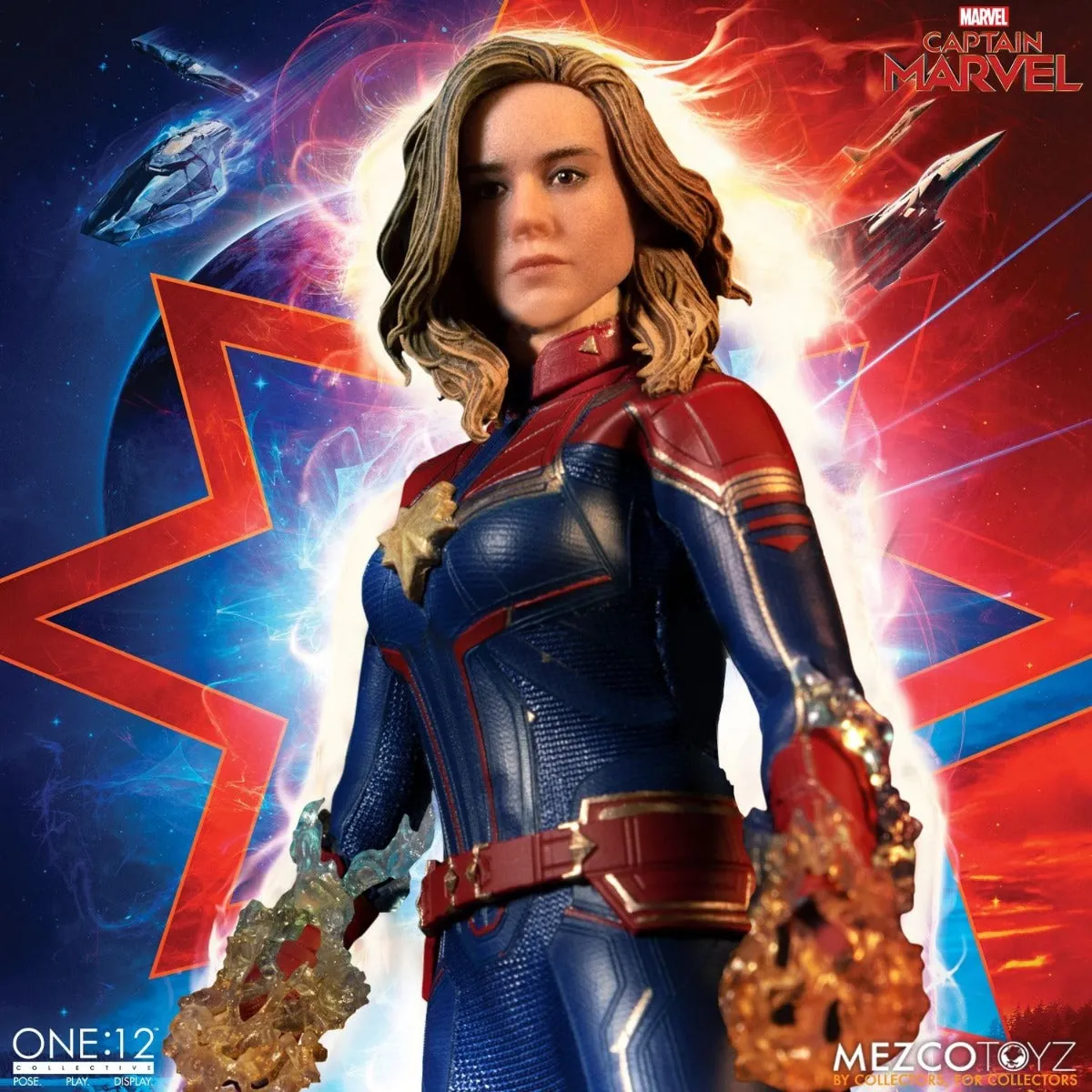 MEZCO TOYZ CAPTAIN MARVEL COLLECTIVE 1/12 SCALE - 76670