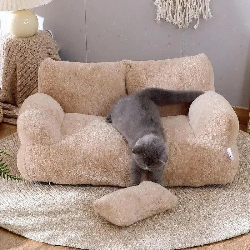 Pamper Your Purr-fect Friend with Our Cozy Luxury Cat Bed Sofa