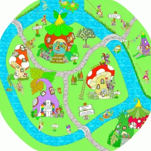 Pear Tree Island Mini Tuff Tray Mat