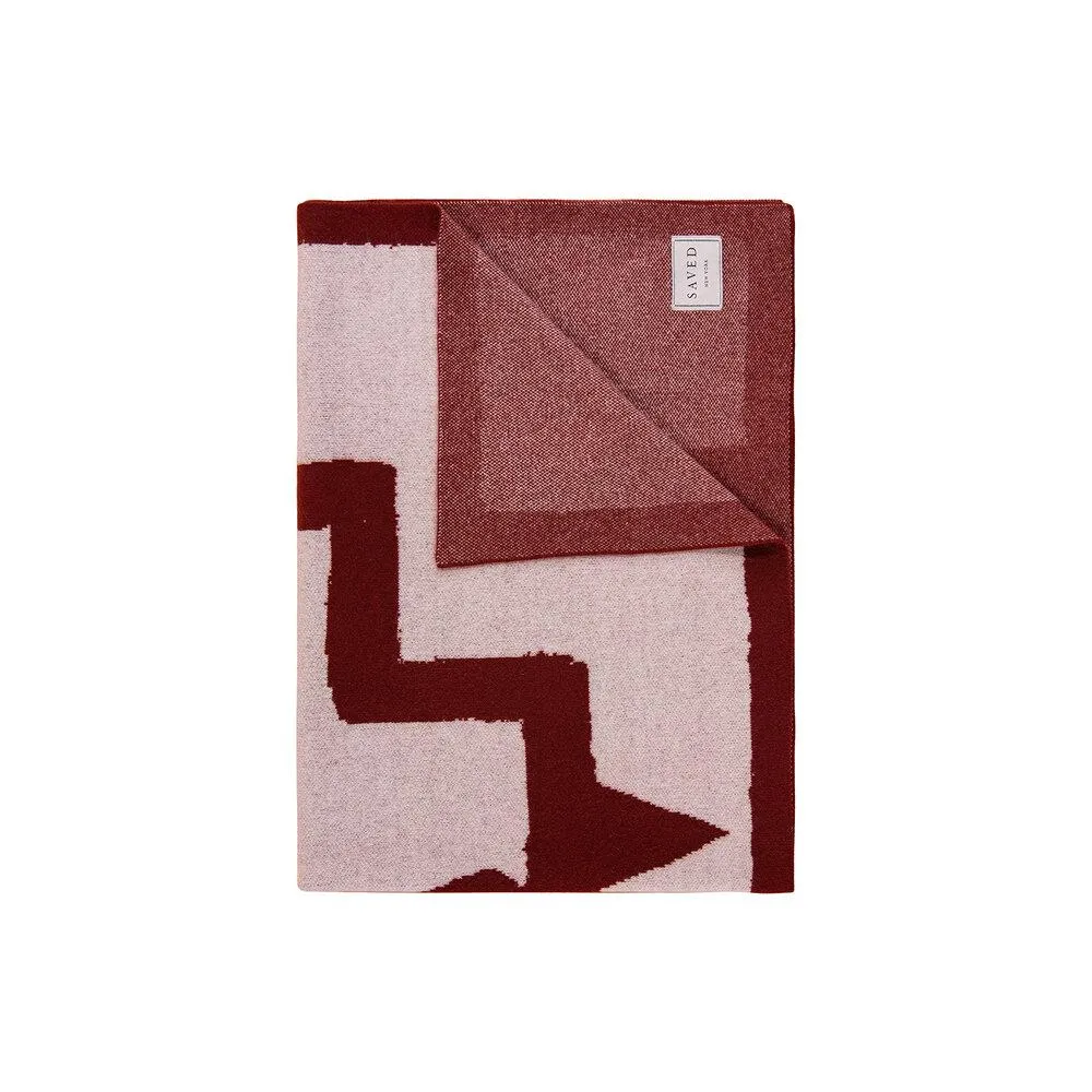Sea Salt & Rust Bodrum Cashmere Blankets by Saved NY