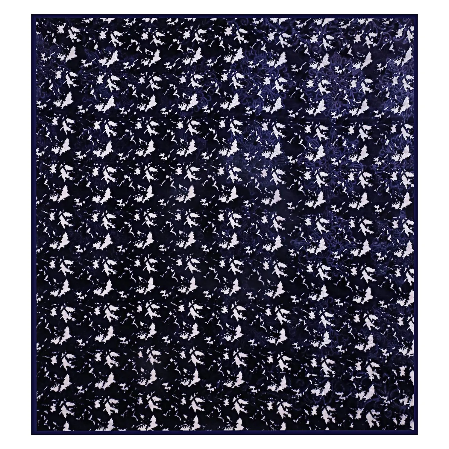 SPANGLE Microfiber Warm Soft Luxurios Royal Blue 480 GSM Double Blanket